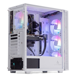 PC Gaming ZMEU Plus Alb, Intel i5-10400F 2.9GHz, 16GB DDR4, 500GB