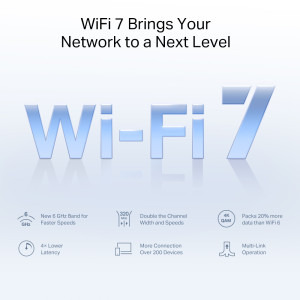 MERCUSYS 2.5Gigabit HALO H47BE Tri-Band WiFi 7 2buc