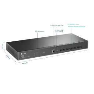 Omada by TP-LINK 10Gigabit SX3008F