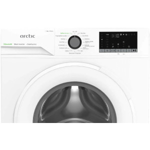Arctic APLM2WFSU29412W, 9 kg, 1400 RPM, Clasa A, Silent Inverter, ExtraSteam, IronExpress, Steam, WaterMode, Add-In, Alb