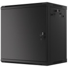 Lanberg WF01-6412-00B 12U, Wall mount, 450 mm, Metal door, Negru