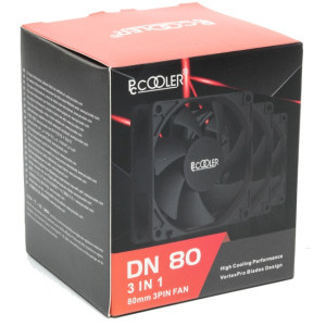 PCCooler DN 80mm Three Fan Pack