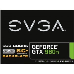 EVGA GeForce GTX 980 Ti Superclocked+ ACX 2.0+ 6GB GDDR5 384-bit
