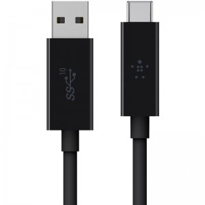 Belkin USB 3.1 Male tip A - USB 3.1 tip C Male, 1m, negru