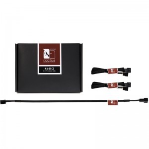 Cablu componente Noctua 3x 3-pin Fan Female - 3x 3-pin Fan Male, 0.3m, negru