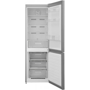 Heinner HCNF-V291SE++, 294 L, No Frost MultiCooling, Clasa E, Freezer Shield, Iluminare LED, 186 cm, Argintiu