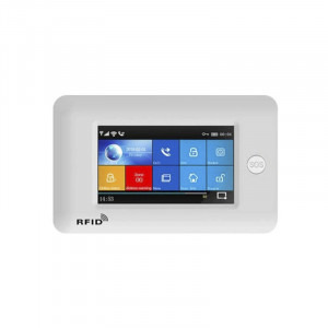 PGST Kit sistem de securitate cu alarma PG-106, Conexiune Wi-Fi & GSM, Control vocal, Display 4.3 inch