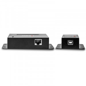 LINDY USB 2.0 tip A Male - RJ-45 Female - 4x USB 2.0 tip A Female, Extender USB 2.0, 4 porturi, pana la 50 m