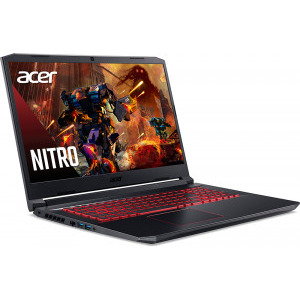 Acer Gaming 17.3'' Nitro 5 AN517-52, FHD IPS 144Hz, Procesor Intel® Core™ i5-10300H (8M Cache, up to 4.50 GHz), 8GB DDR4, 512GB SSD, GeForce RTX 2060 6GB, No OS, Obsidian Black