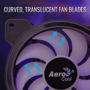 Aerocool Saturn 12F ARGB Pro 120mm Three Fan Pack
