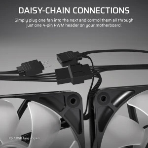 Corsair RS Series RS140 140mm Two Fan Pack White