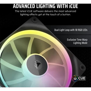 Corsair iCUE LX140 RGB Fan 140mm Black