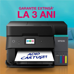 Epson EcoTank L6390, InkJet CISS, Color, Format A4, Duplex, Retea, Wi-Fi, Fax