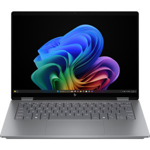 HP 14'' OmniBook X Flip 2-in-1 14-fk0022nn, 2880 x 1800 OLED 48-120Hz Touch, Procesor AMD Ryzen™ AI 5 340 (16M Cache, up to 4.8 GHz), 16GB LPDDR5X, 1TB SSD, AMD Radeon 840M, Win 11 Home, Meteor Silver