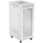 Lanberg FF01-6827-23SL 27U, Stand alone, 600 x 800, Metal door, Gri