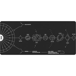 Mouse pad Dark Project Terra Nova XL, Black/White