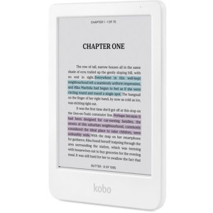 E-book Reader RAKUTEN KOBO Clara Color, 6 inch Comfort Light, IPX8, 16GB, Wireless, White