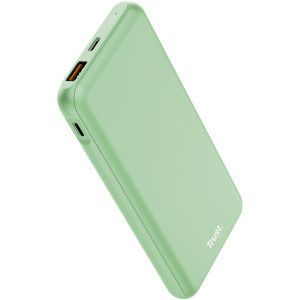 Trust Redoh, 10000 mAh, 2x USB-C, 1x USB-A, 18W Power Delivery, Green
