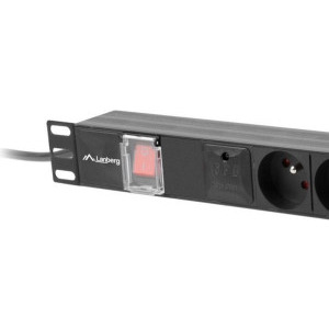 Lanberg PDU-05E-0200-IEC-BK, 5x Type E, 2m, Black