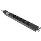 Accesoriu UPS Lanberg PDU-05E-0200-BK, 5x Type E, 2m, Black