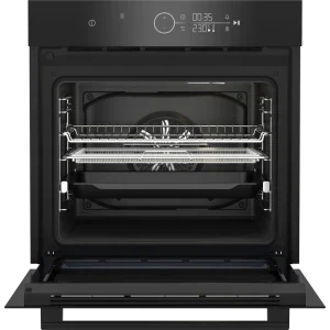 Beko BCBIMA17400KSBS, Electric, 72 L, Autocuratare hidrolitica, AeroPerfect, 3D Cooking, AirFry, Clasa A+, Negru