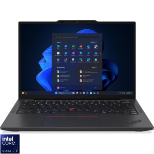 Laptop Lenovo 13.3 ThinkPad X13 Gen 6, WUXGA IPS, Procesor Intel® Core™ Ultra 7 255U (12M Cache, up to 5.20 GHz), 32GB LPDDR5X, 1TB SSD, Intel Graphics, Win 11 Pro, Black