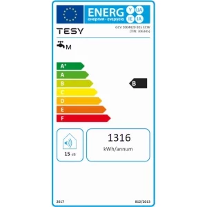 Tesy electric BiLight Cloud, 2000 W, 100 L, Wi-Fi, Alb