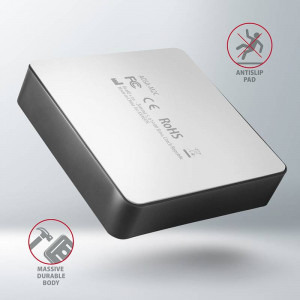 AXAGON Docking Station, ADSA-M2C, USB3.1 - 2x M.2
