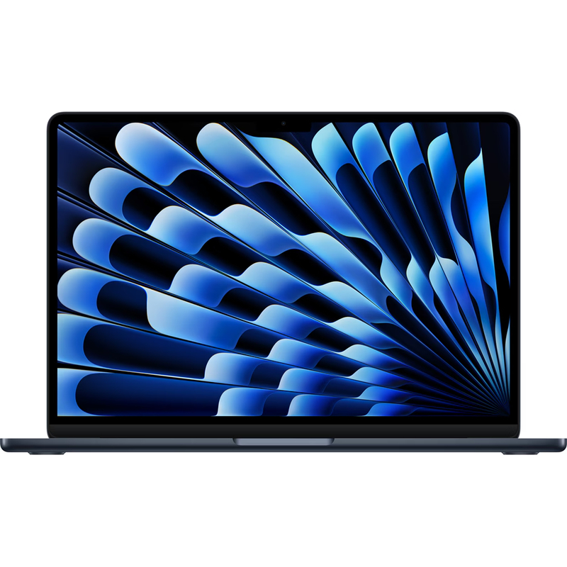 Laptop Apple 13.6'' MacBook Air 13 with Liquid Retina, Apple M4 chip (10-core CPU), 16GB, 256GB SSD, Apple M4 8-core GPU, macOS, Midnight, I...