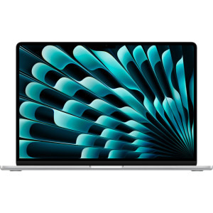 Laptop Apple 15.3 MacBook Air 15 with Liquid Retina, Apple M4 chip (10-core CPU), 16GB, 512GB SSD, Apple M4 10-core GPU, macOS, Silver, INT keyboard, 2025