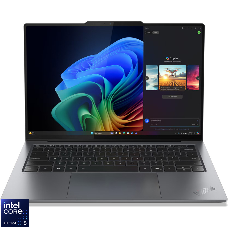 Ultrabook Lenovo 14'' ThinkPad X9-14 Gen 1, WUXGA OLED, Procesor Intel(R) Core™ Ultra 5 228V (8M Cache, up to 4.50 GHz), 32GB LPDDR5X, 512GB...