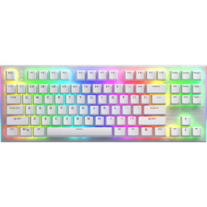 HATOR Gravity X TKL RGB White Aurum Orange Linear Rev. 2.0 Switch Mecanica