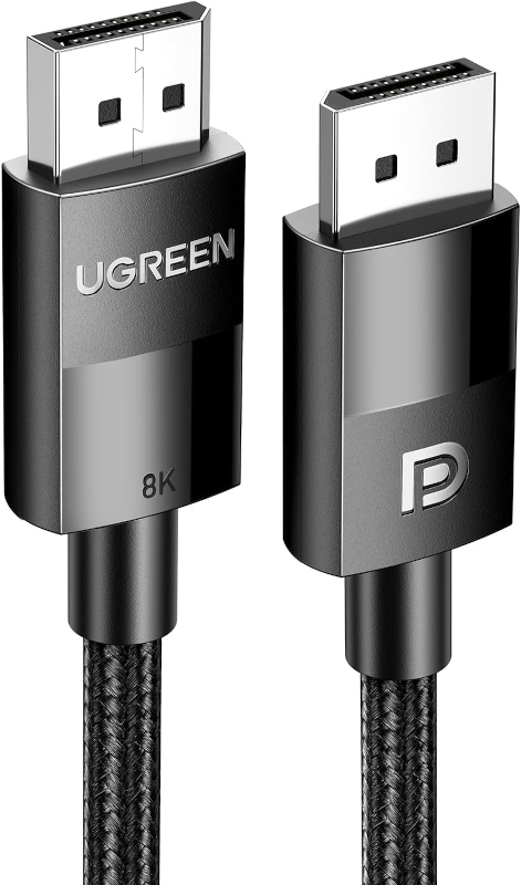 Cablu video Ugreen DP114 DisplayPort Male - DisplayPort Male, v1.4, 2 m, Negru