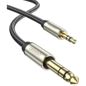 Ugreen AV127, 1x Jack 3.5 mm Male - Jack 6.35 mm Male, 1 m, Gri