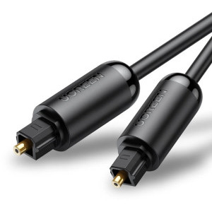 Cablu audio Ugreen AV122 Optic 1x Toslink Male - 1x Toslink Male, 1.5 m, Negru