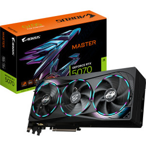 GIGABYTE GeForce RTX 5070 AORUS MASTER 12GB GDDR7 192-bit DLSS 4.0