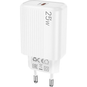 Lamtech LAM112693, 1x USB-C, Power Delivery 25W, White