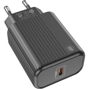Lamtech LAM112716, 1x USB-C, Power Delivery 20W, Black