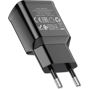 Lamtech LAM020151, 1x USB, 18W, Quick Charge 3.0, Black + Cablu Lightning 1m