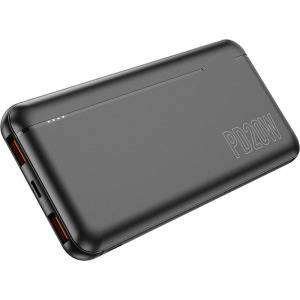 Lamtech LAM112891, 10000 mAh, 2x USB, 1x USB-C, Quick Charge 3.0 + Power Delivery 20W, Black