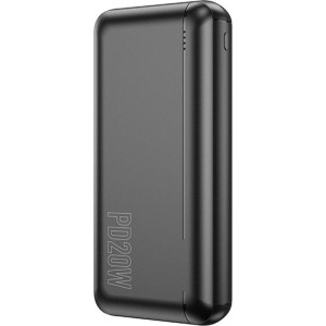 Lamtech LAM112907, 20000 mAh, 2x USB, 1x USB-C, Quick Charge 3.0 + Power Delivery 20W, Black