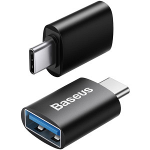Baseus Ingenuity Adaptor OTG, USB-C Male la USB Female, Black