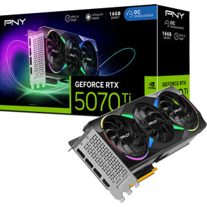 PNY GeForce RTX 5070 Ti ARGB EPIC-X RGB Overclocked 16GB GDDR7 256-bit DLSS 4.0