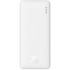 Baterie externa Baseus Airpow, 10000 mAh, 1x USB, 1x USB-C, 20 W, White