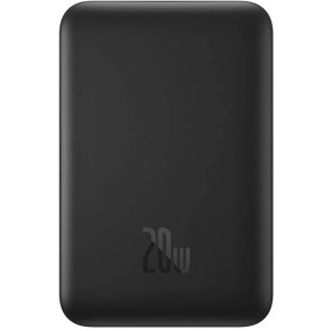 Baterie externa Baseus Magnetic Mini Wireless, 5000 mAh, 1x USB-C, 20 W, MagSafe, Black