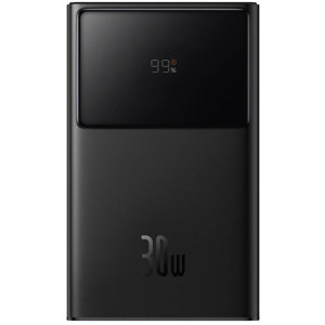 Baterie externa Baseus Star-Lord Digital, 10000 mAh, 2x USB, 1x USB-C, 30 W, Display, Black