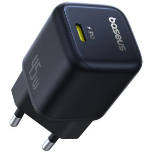 Incarcator retea Baseus PicoGo, 1x USB-C, Quick Charge 45 W, GaN, Black
