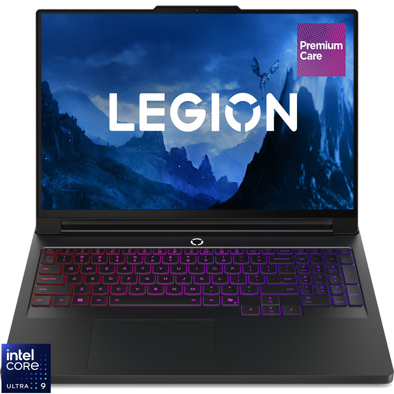 Laptop Lenovo Gaming 16'' Legion Pro 7 16IAX10H, WQXGA OLED 240Hz G-Sync, Procesor Intel® Core™ Ultra 9 275HX (36M Cache, up to 5.40 GHz), 64GB DDR5 C