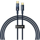 Cablu de date / adaptor Baseus Explorer, USB-C Male la USB-C Male, 100 W, 2 m, Blue