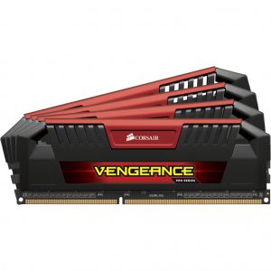 Corsair Vengeance Pro Red 32GB DDR3 2400MHz CL11 Quad Channel Kit